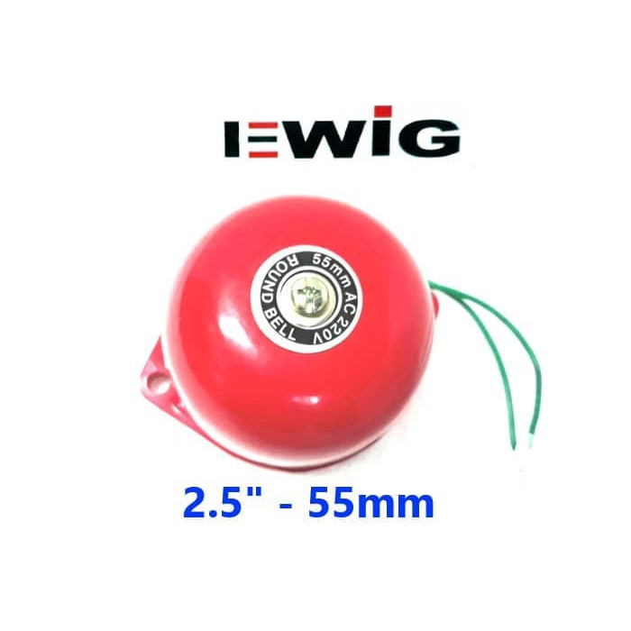 Round Alarm Baby Bell Kring 2.5&quot; (55mm) / Round Bell / Alarm Listrik / Alarm Bell 2.5inch EWIG