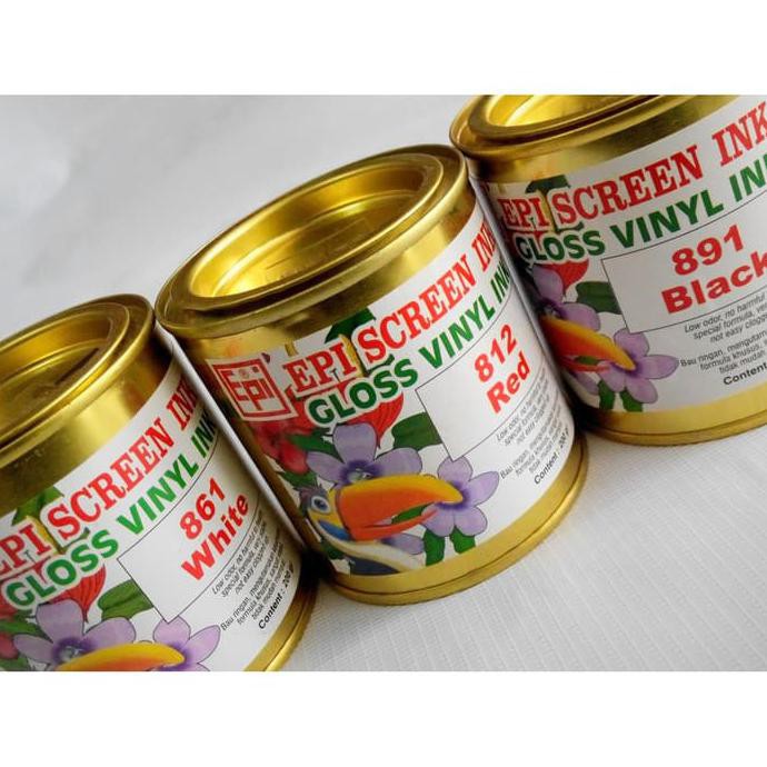 Stok Baru Cat Pvc / Vinyl Epi Screen Ink (Oil Base) - Sablon/Dikuas 200 Gr Termurah