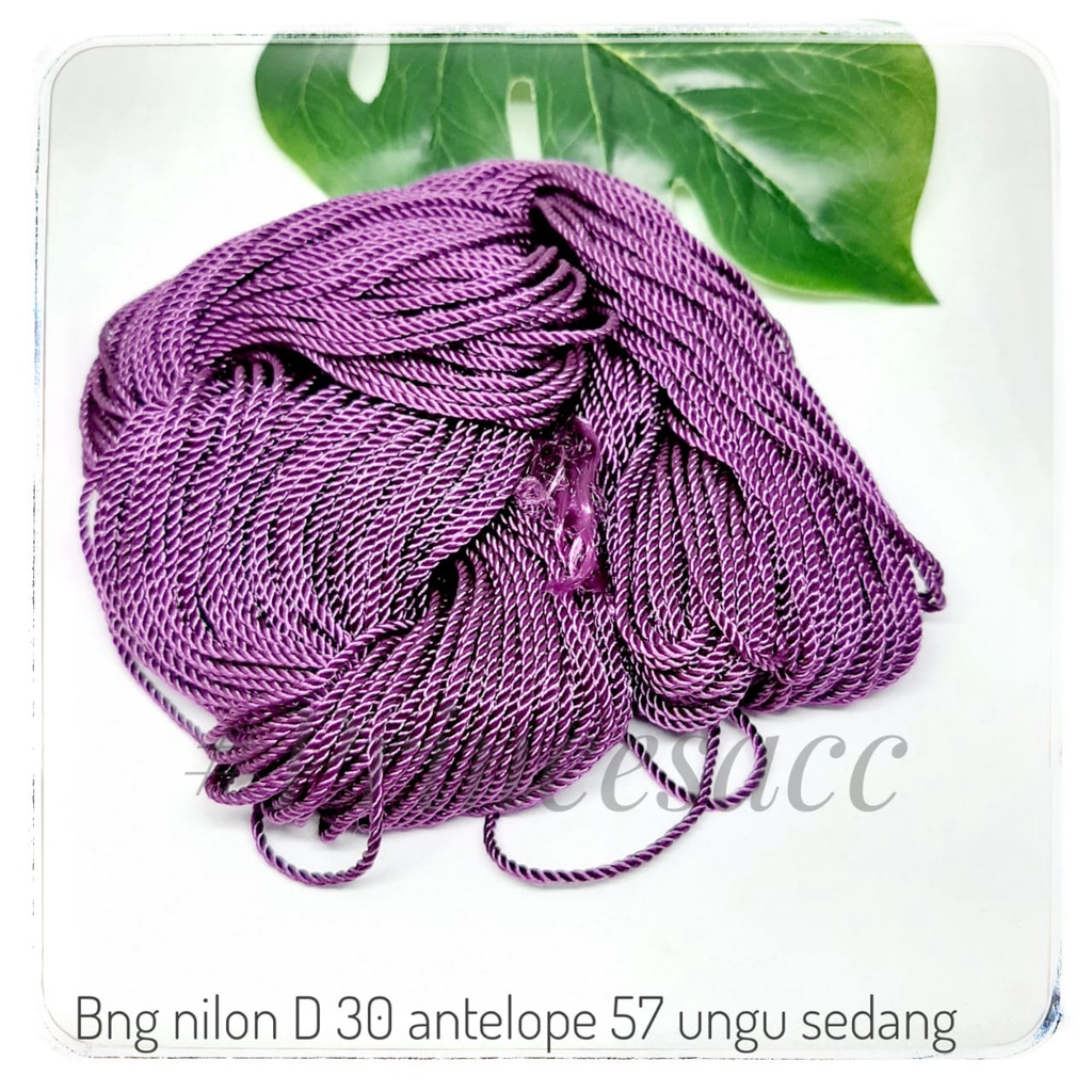 Benang Nilon Hitam - Tali Hang Tag /benang sol / bng nilon d30 antelop