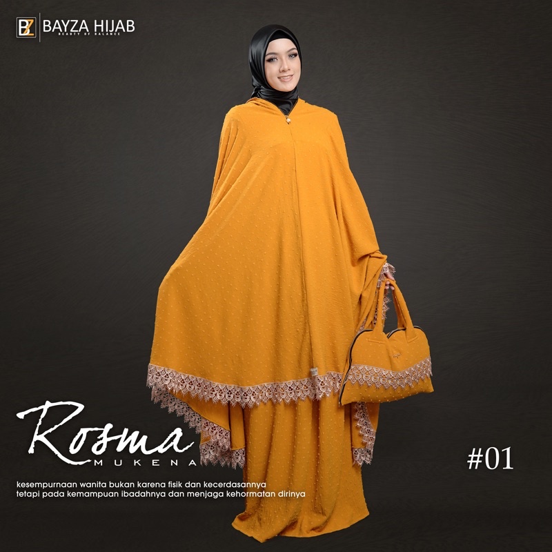 MUKENA ROSMA 2 in 1 SERIES ORI BAYZA HIJAB