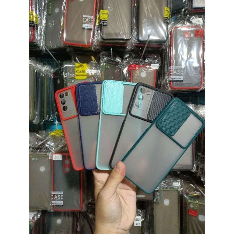 (MH)-OPPO A54/A16 SOFT CASE DOVE PENUTUP CAMERA SLIDING KAMERA