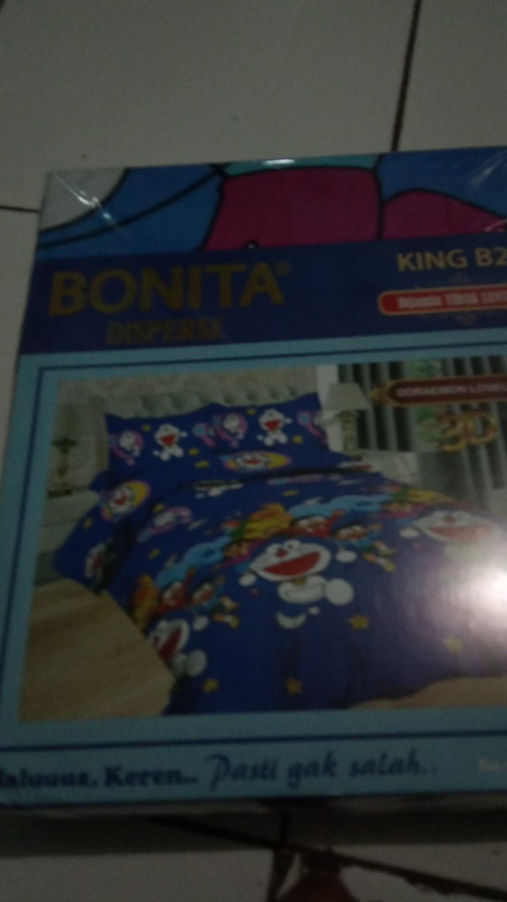Sprei Bonita No 1 Uk 180x200 Doraemon Lovely
