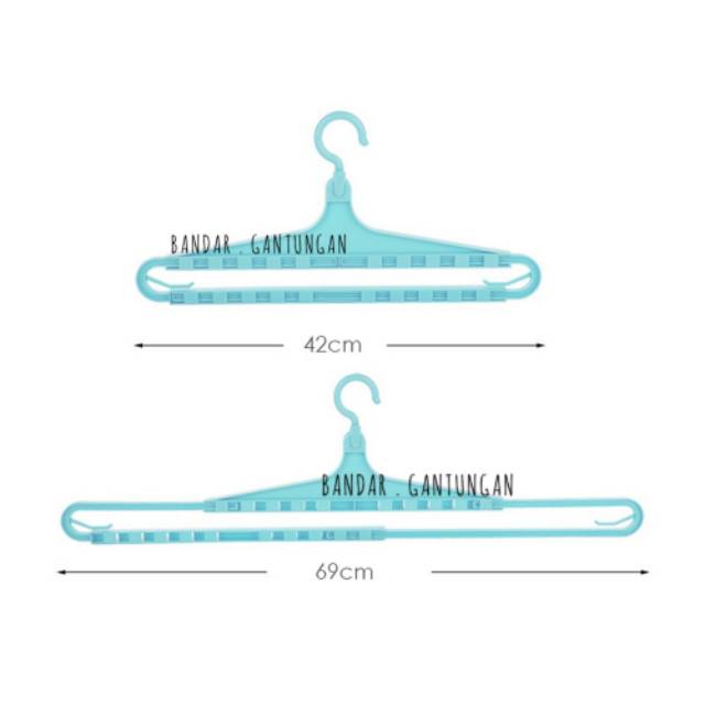 Hanger Handuk Dan Sejadah Gantungan Jemuran Seprei Selimut Gantungan Multifungsi Bisa Di Geser(BH)
