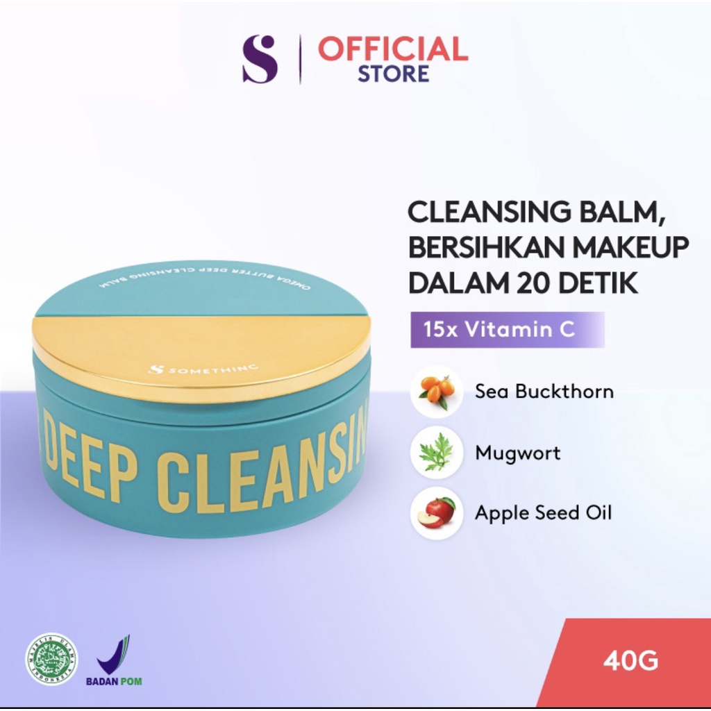 SOMETHINC Omega Butter Deep Cleansing Balm - Pembersih Make Up (Balm)