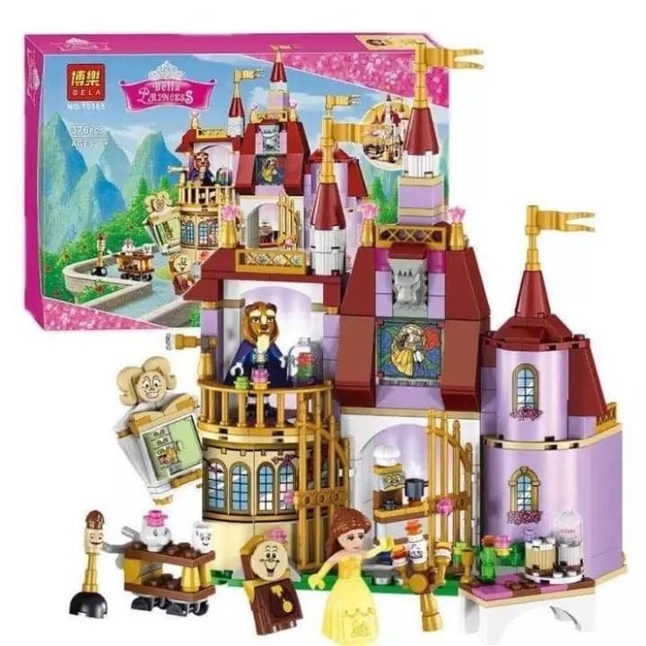 Lego Block Istana Castle Beauty and The Beast Belle