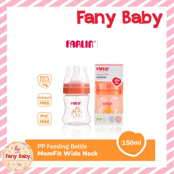 FARLIN MOMFIT PP FEEDING BOTTLE WIDE NECK 150ML