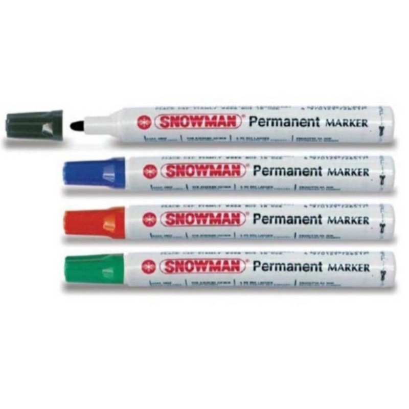 

Spidol SNOWMAN Permanent Marker G-12