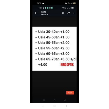 KACAMATA BACA DAN JALAN TEDUH 2 in 1, DOUBLE FOKUS,  free kotak + lap