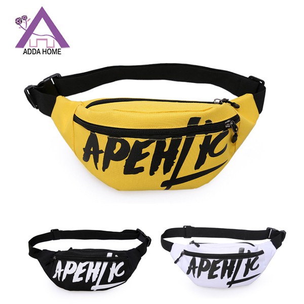 Adda Home - Waist Bag Tas Pinggang Selempang Pria Perempuan Fashion Korea Motif Lucu