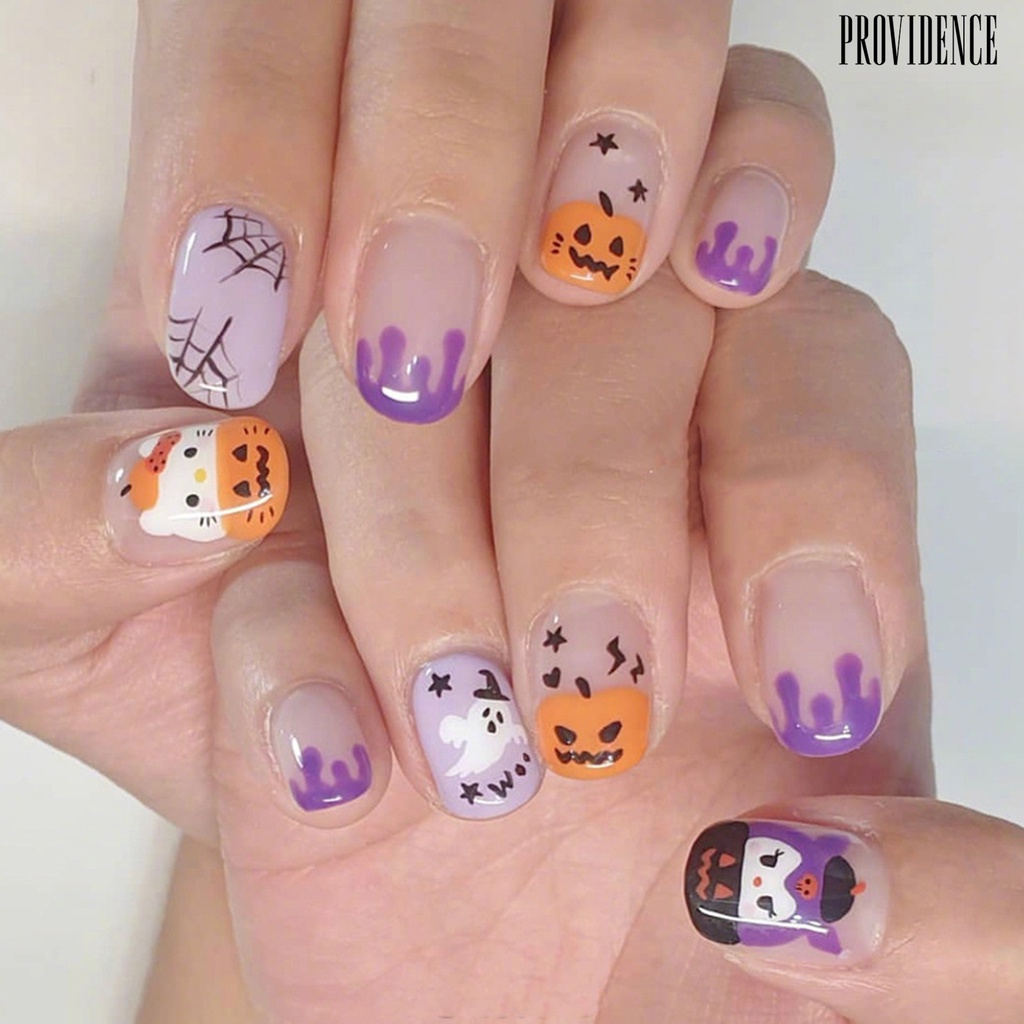 Providence Plat Stempel Kuku Motif Halloween Untuk Manicure / Nail Art / Salon