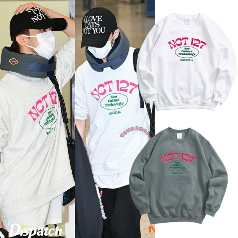 Basic Sweater NCT 127 X ZOZO Mark Lee style NCT 127 SINCE 2016  SABLON WARNA DTF