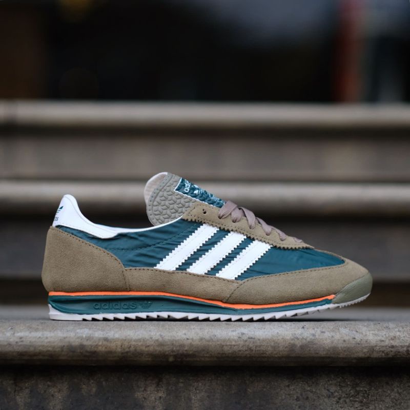 ADIDAS SL72 IN LAW GREEN WHITE ORANGE
