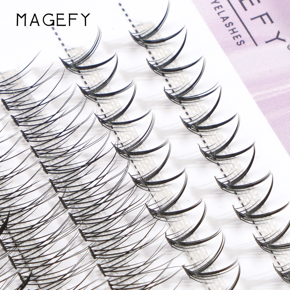 MAGFEY7290 Pengiriman sangat cepat Bulu Mata Palsu Tanam Fake Eyelash Extension Alat Kecantikan Kosmetik Aksesoris Lengk