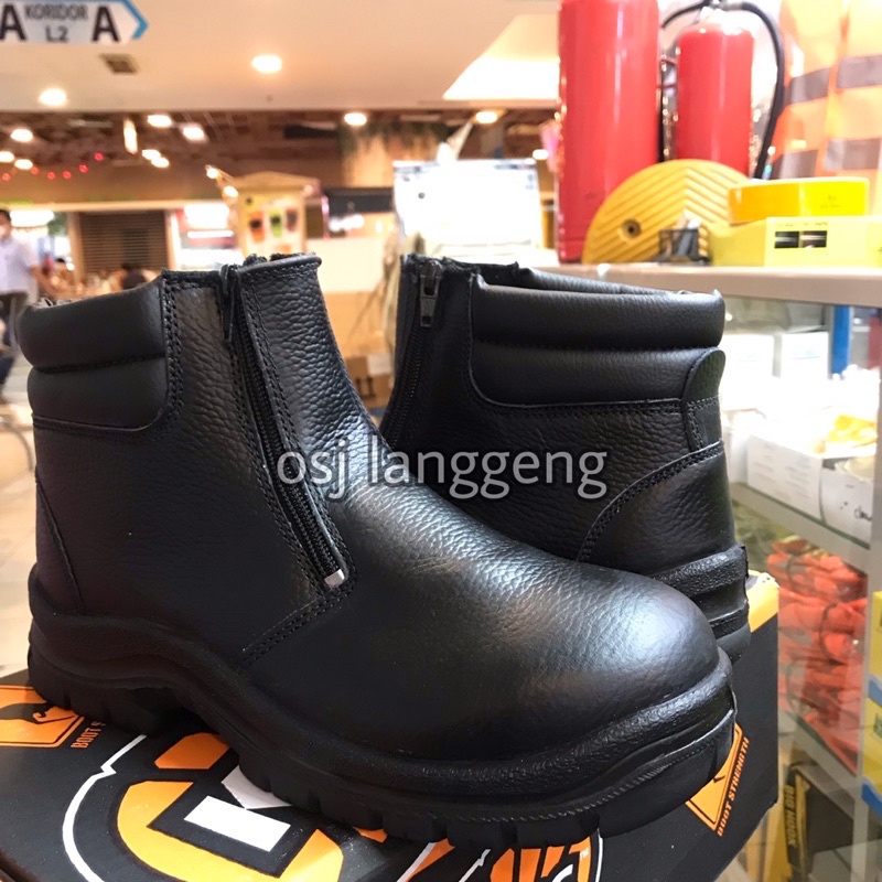 Sepatu Safety Krushers Tulsa Hitam / Safety  Shoes Krushers Black