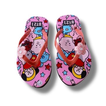 Sandal Anak Perempuan BT21 New Kren