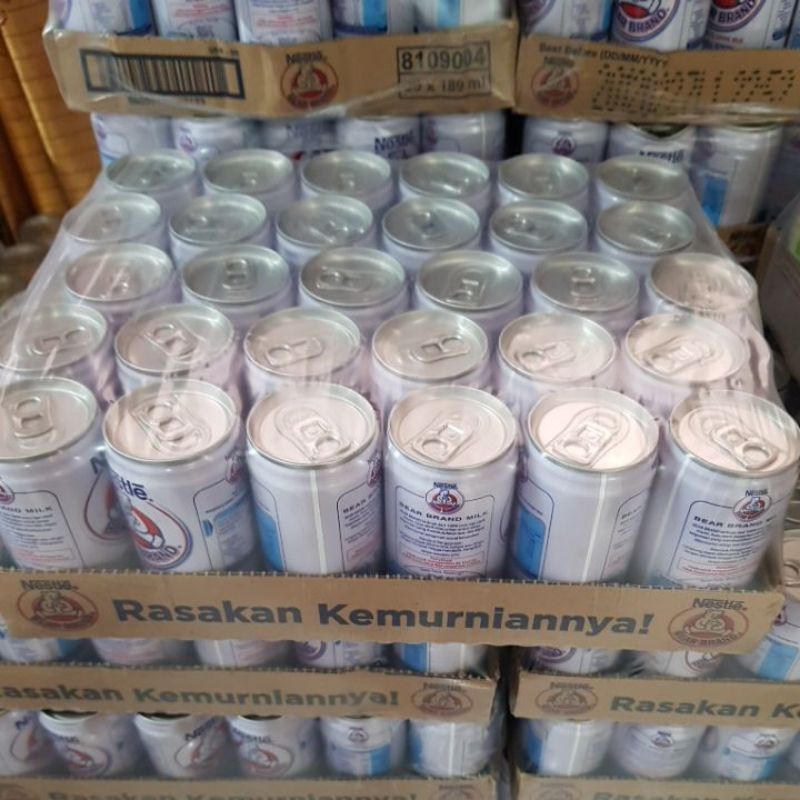 

susu Bear Brand Susu Kaleng Susu Beruang Susu Steril 30 x 189 ml