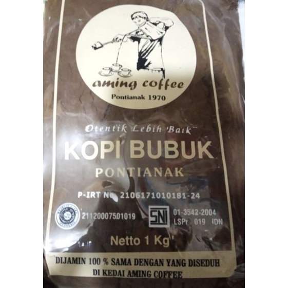 

Kopi Bubuk Aming 1KG* Kopi Khas Pontianak* Kopi Bubuk wangi