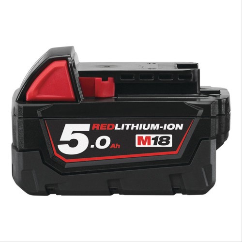 MILWAUKEE M18B5 Battery Red-Lithium 18Volt 5.0 Ah