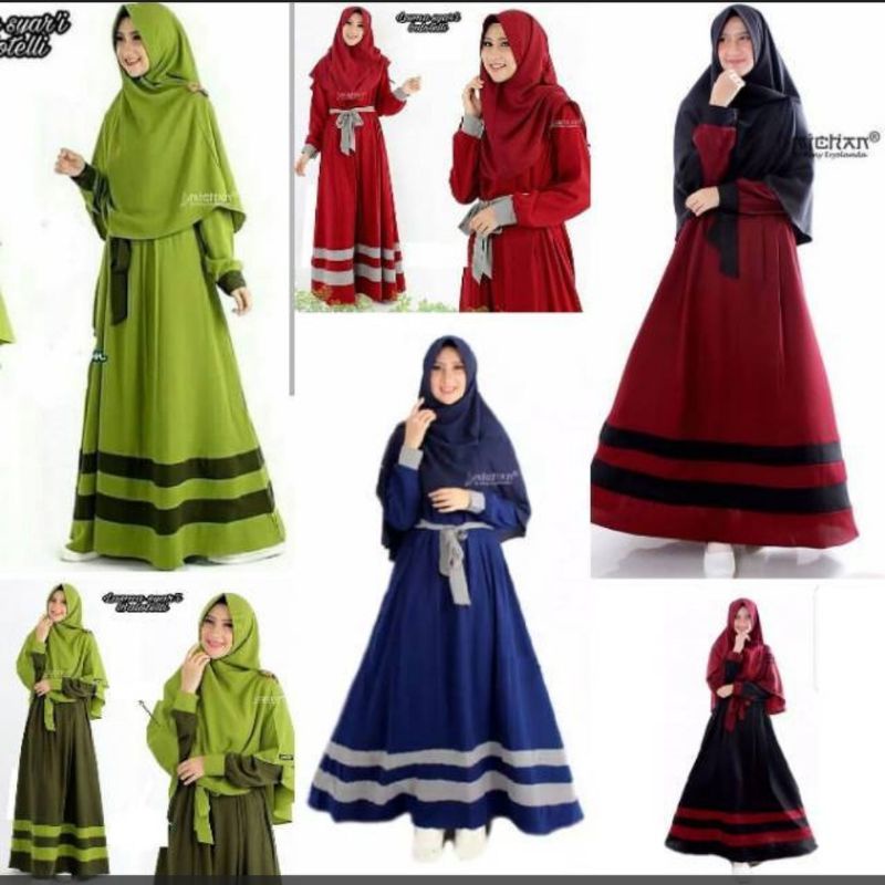 Lasma syari fashion muslim remaja wanita