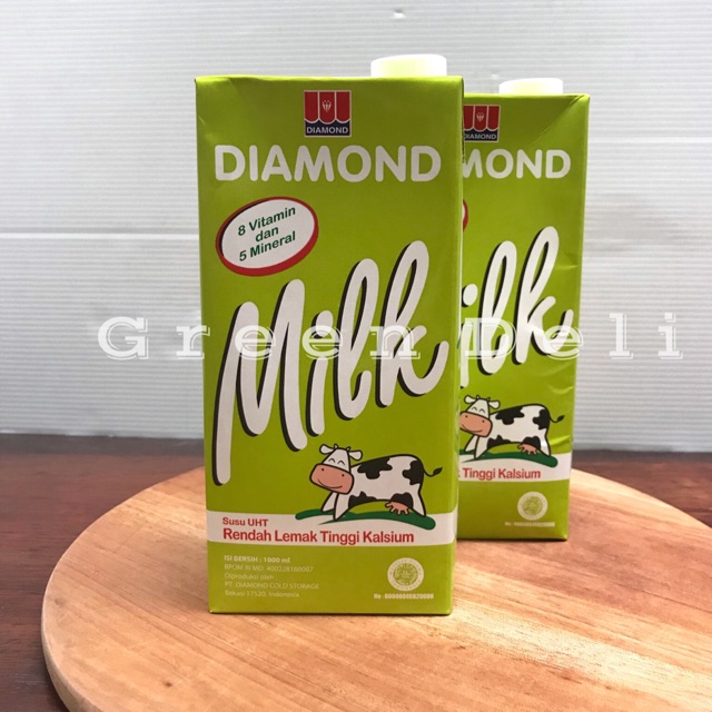 

Diamond Susu UHT Milk Low Fat 1 LITER