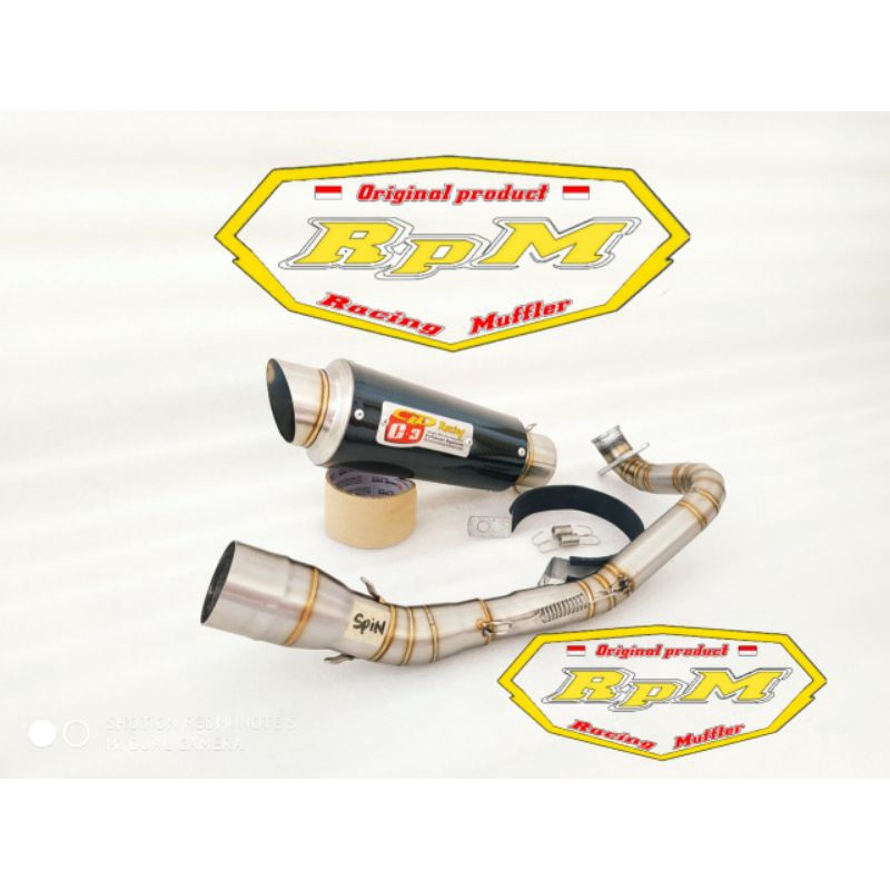 Knalpot CLD Carbon Suzuki Spin 125 - Skydrive