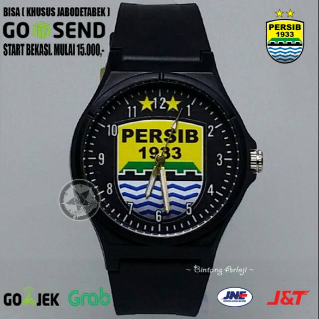 JAM TANGAN PERSIB ANTI AIR (+BOX JAM BB &amp; +BATREI CADANGAN)