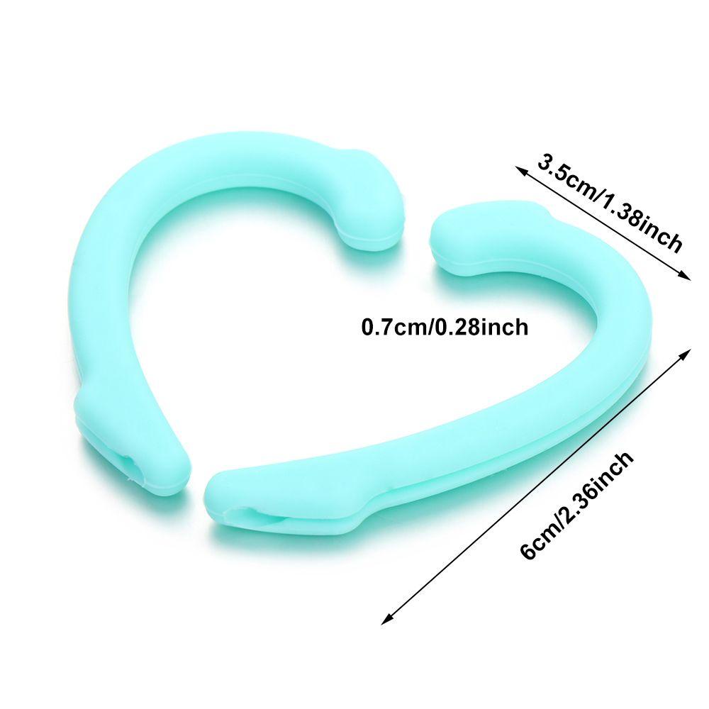 Lily Sepasang Ear Hook Holder Pegangan Kacamata Silikon Universal Anti Slip