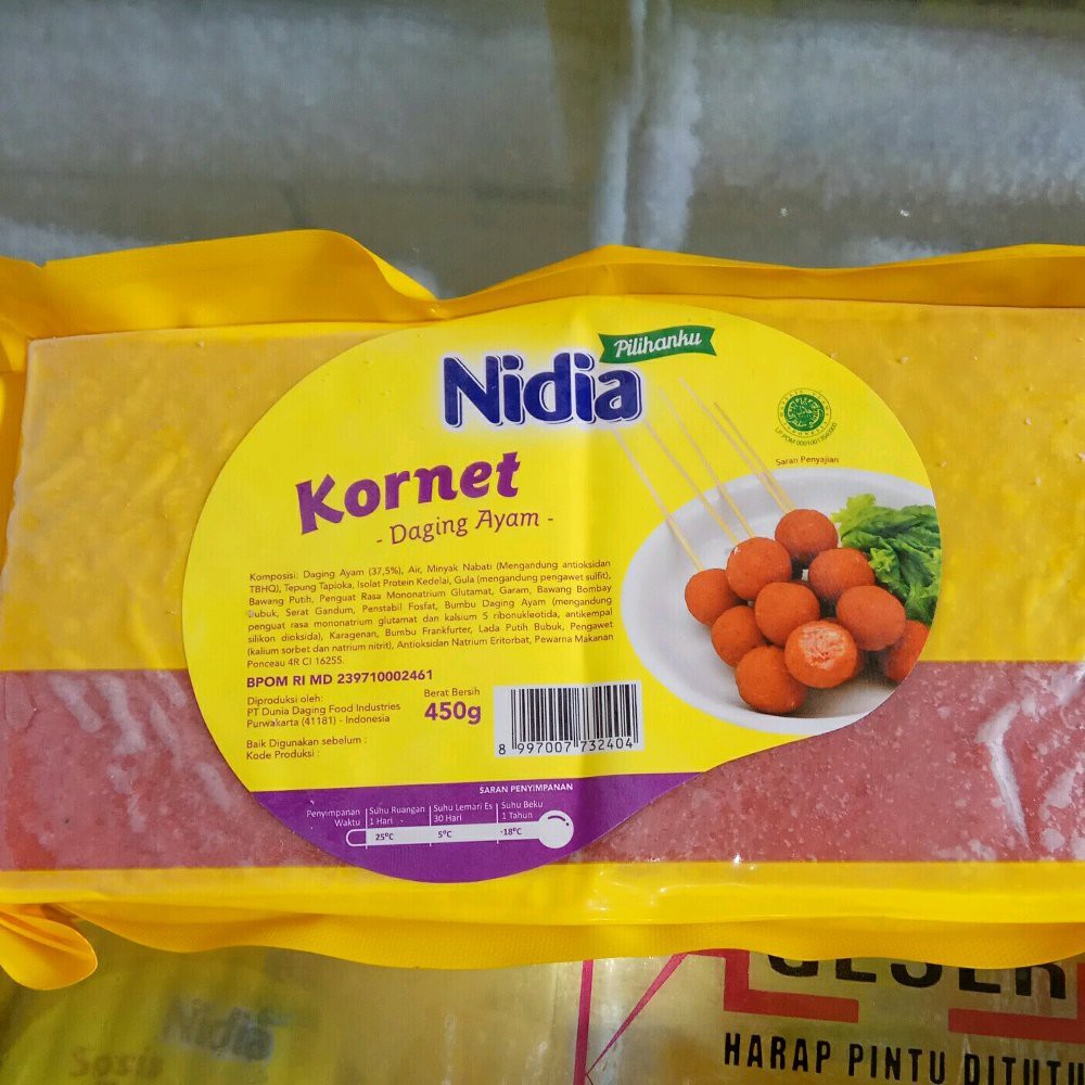 

Nidia Kornet Cornet Daging Ayam 450 gram FROZEN SAYUR ONLINE BANDUNG