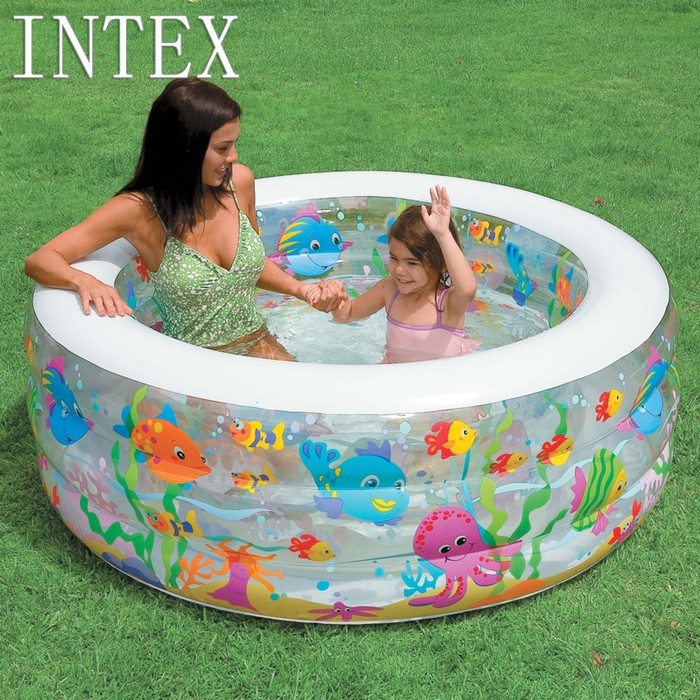 Kolam Renang Anak/spa Aquarium Swimming Pool 1.52mx56cm-INTEX #58480