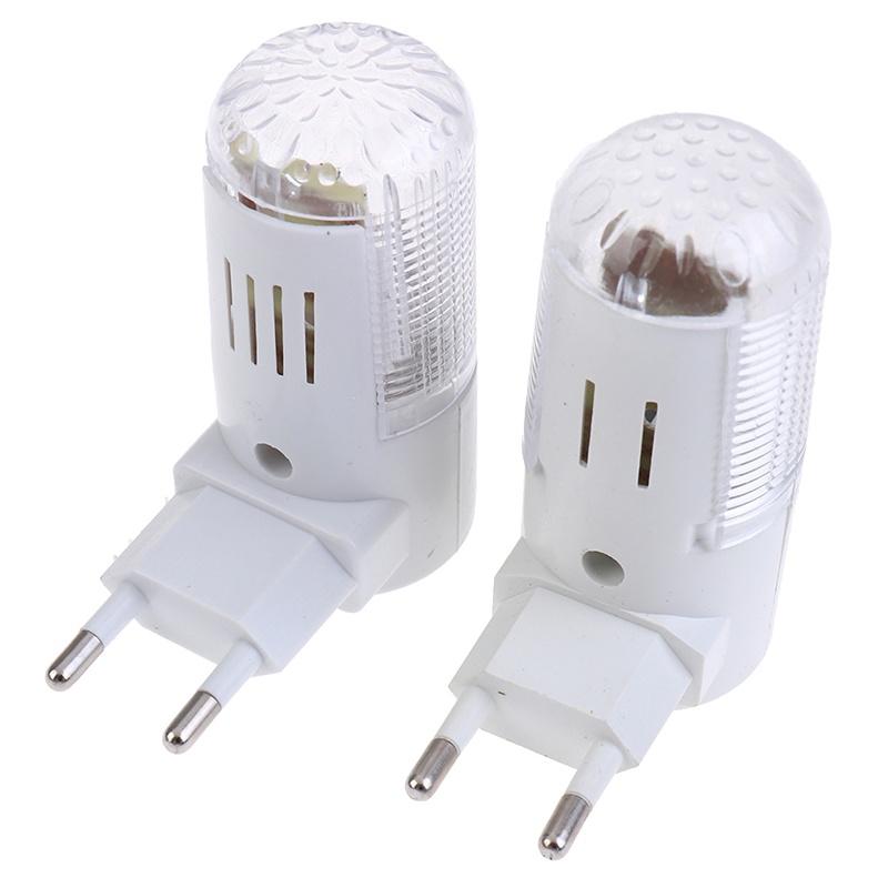 (Happy) 2pcs Lampu Dinding Led Darurat Plug Eu