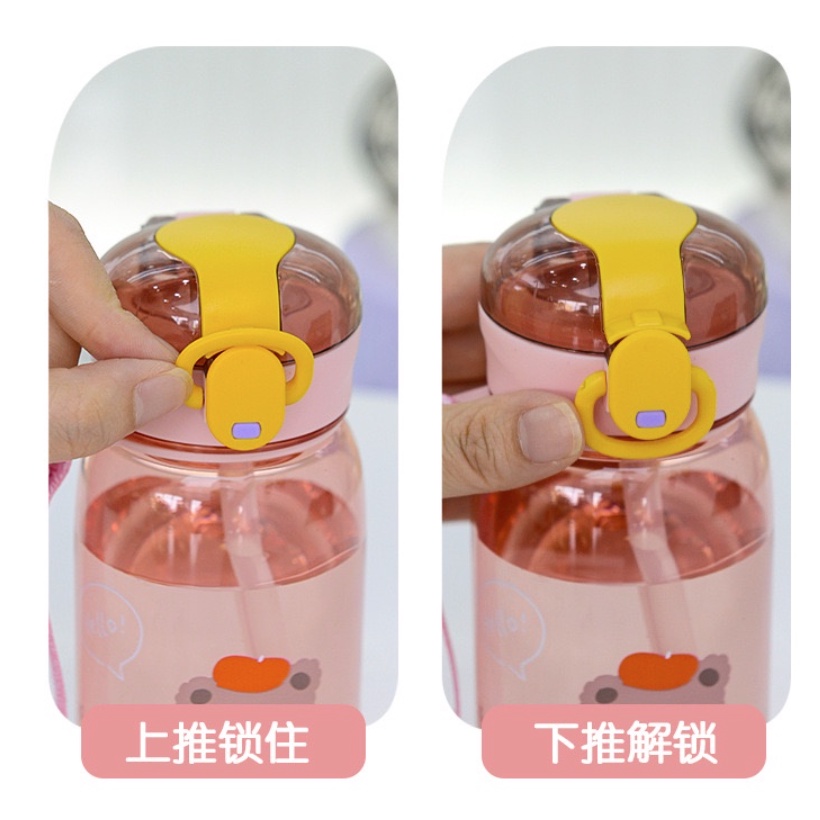 Botol Minum BPA Free bisa Infused Water 400 ML / Botol Air Ada Penyaring Anti Pecah Anti Tumpah FREE TALI Botol