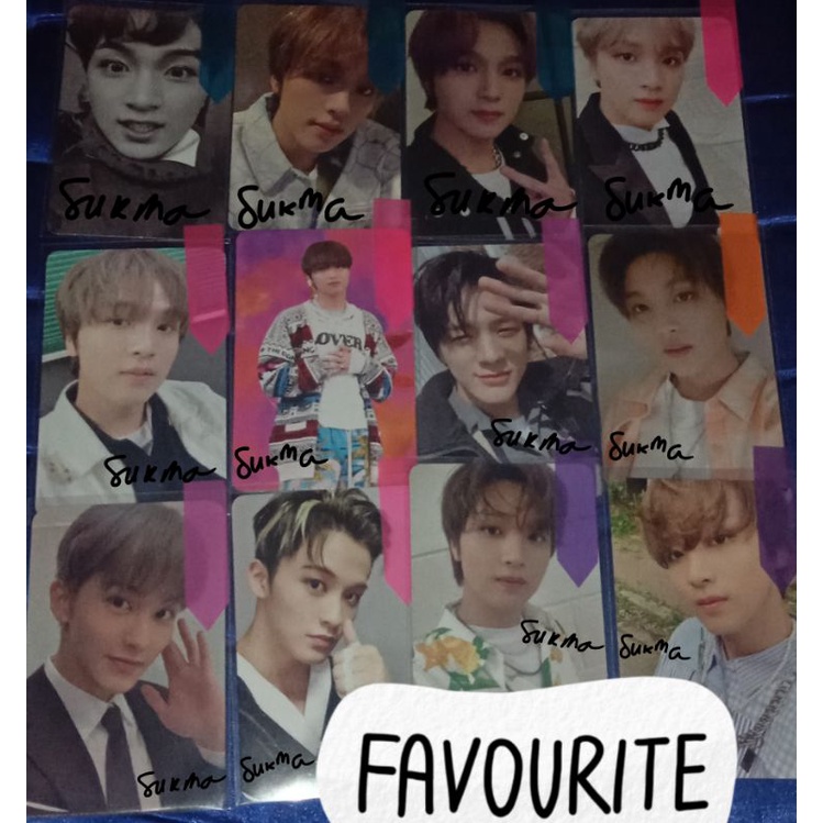 HAECHAN/MARK/JENO/NCT DREAM/NCT127/WAYV/PHOTOCARD BOOM,HOT SAUCE,HELLO FUTURE, KIHNO, RIDDIN,PUNCH,S
