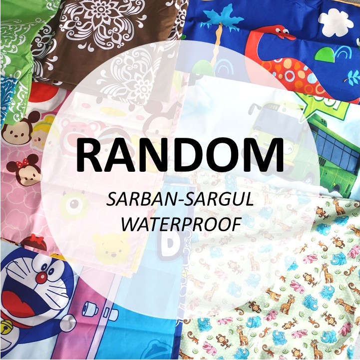 SARUNG BANTAL DAN GULING KATUN &amp; DISPERSE RANDOM