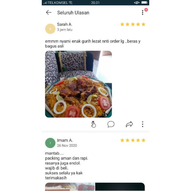 PROMO NASI KEBULI INSTAN 250 gr &amp;  500gr.