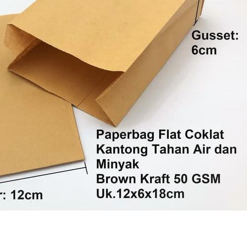 

✼ Paper Bag - Kantong Kertas - Coklat Polos (M) ❇