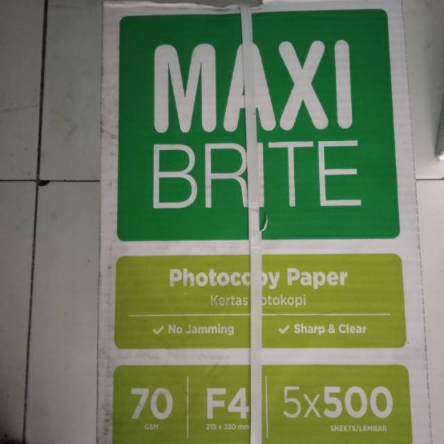 

Kertas HVS Maxi F4 70grm 1rim