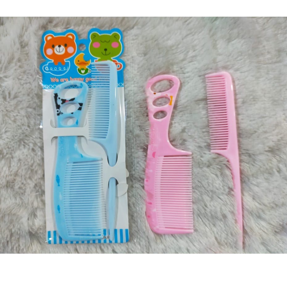 ~ PIYOSHI08 ~ Sisir Rambut Anak 1 Set Isi 2 Lucu Murah AF75