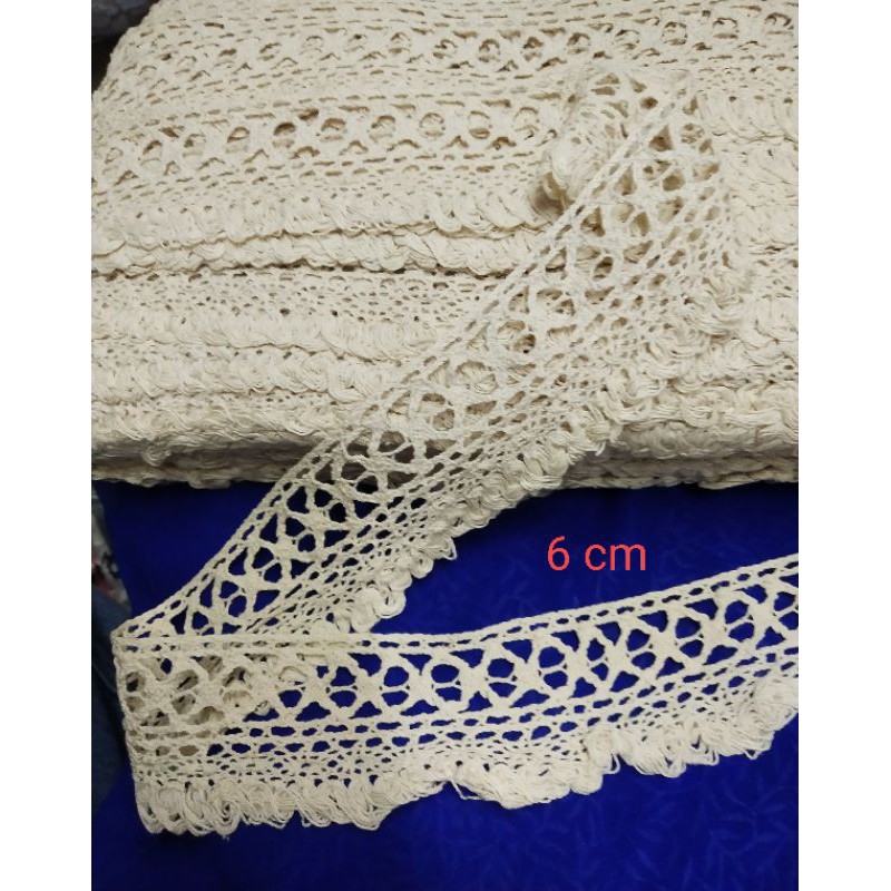 renda rajut/kait model rumbai renda bordir renda kream renda rajut renda mukena