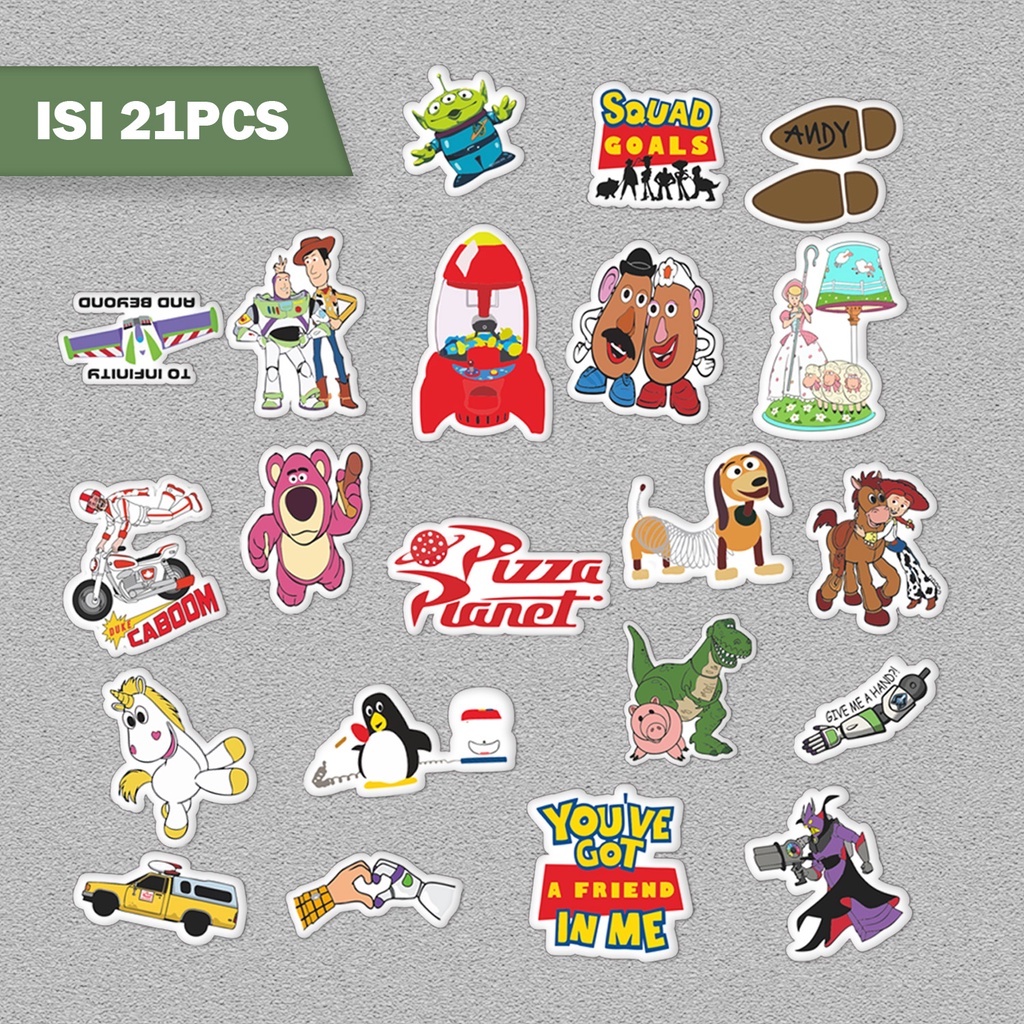 Stiker Aesthetic Toy Story Pack Series | STIKER TUMBLER HP | STIKER LAPTOP