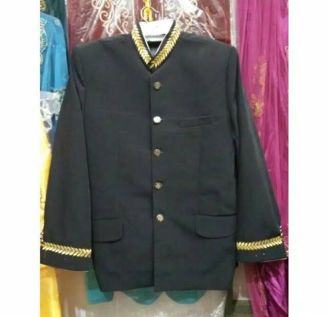 Beskap hitam bapak2 size L 5, L6, L 7