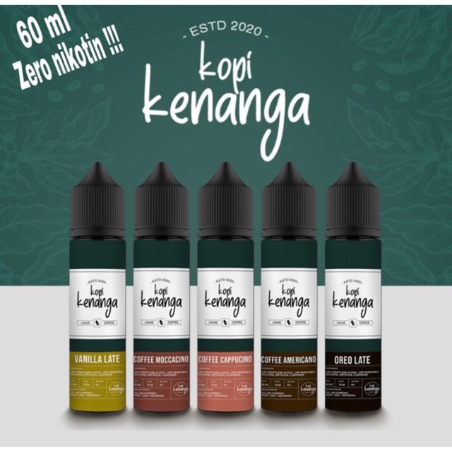 Liquid REAL COFFEE By The Vape Bean 60ml nic 3mg liquid kopi