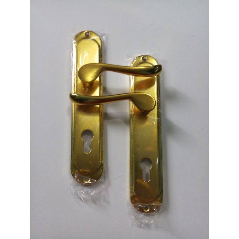 HANDLE PINTU RUMAH SET GRANDIA BESAR 874 GOLD/KUNING + BODY KUNCI