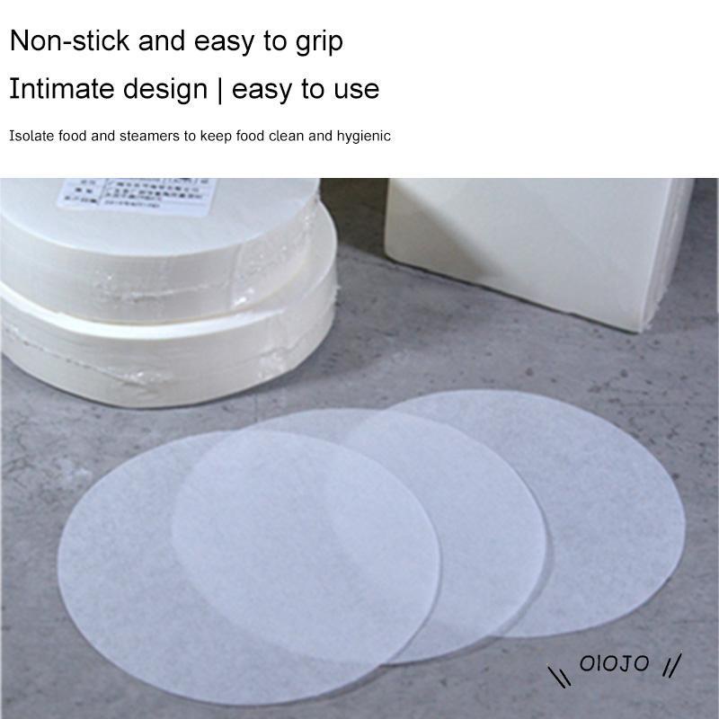 50 Pcs Kertas Minyak Untuk Mengukus Air Fryer Barbekyu Roti ol2