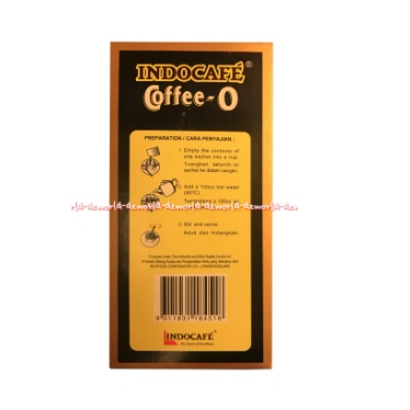 Indocafe Coffee-O 5sachet Kopi Hitam Plus Gula Kopi Bubuk Kopi Instan Kopi O CoffeO Indoc afe Coffee'O 5pcs