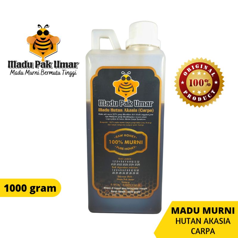 

MADU ASLI MURNI 100% LEBAH APIS MELLIFERA HUTAN AKASIA CARPA CRASSICARPA SUMATERA FULL NEKTAR RAW PURE HONEY