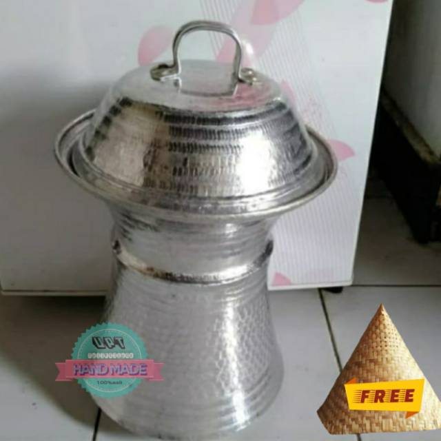 Dandang panci seeng almunium satu set