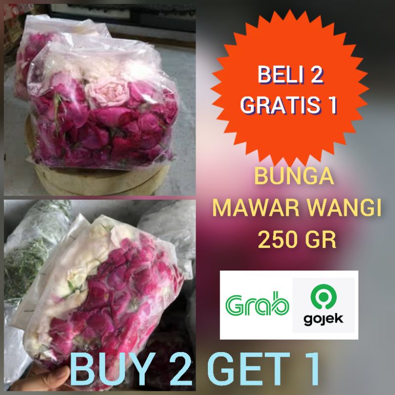 bunga mawar tabur wangi mawar kampung paket promo murah