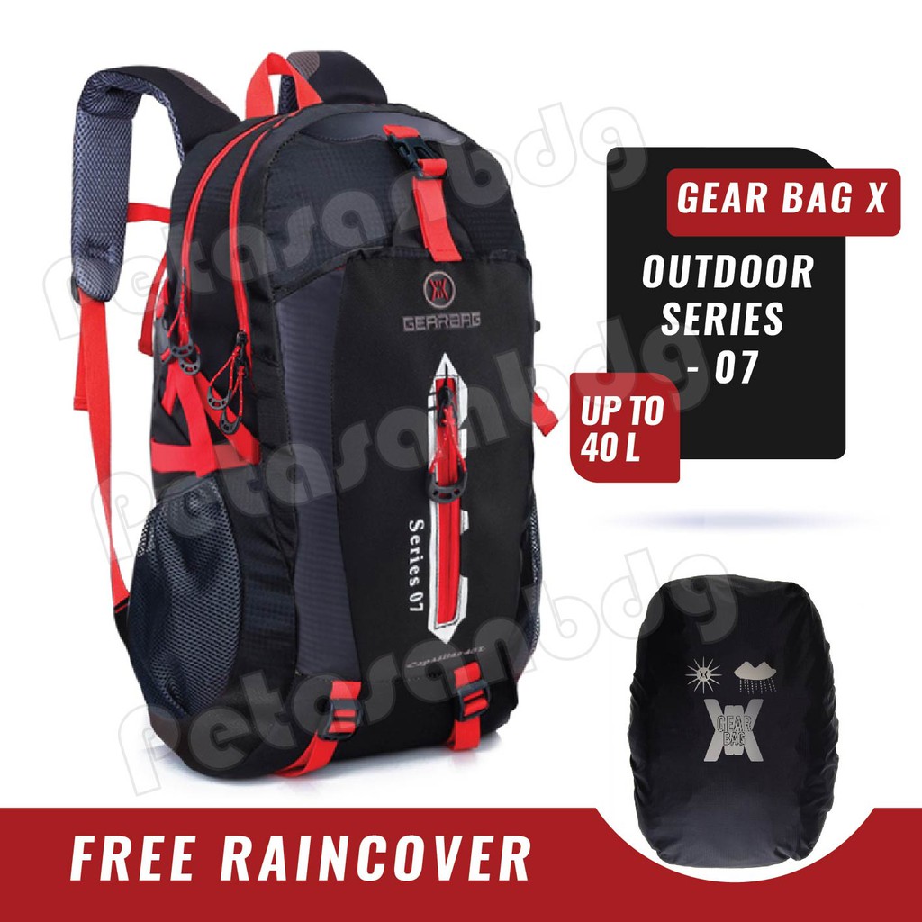 PTS -Gear Bag X Infinity.PTS 13095 Durable 40L Resistance + Raincover