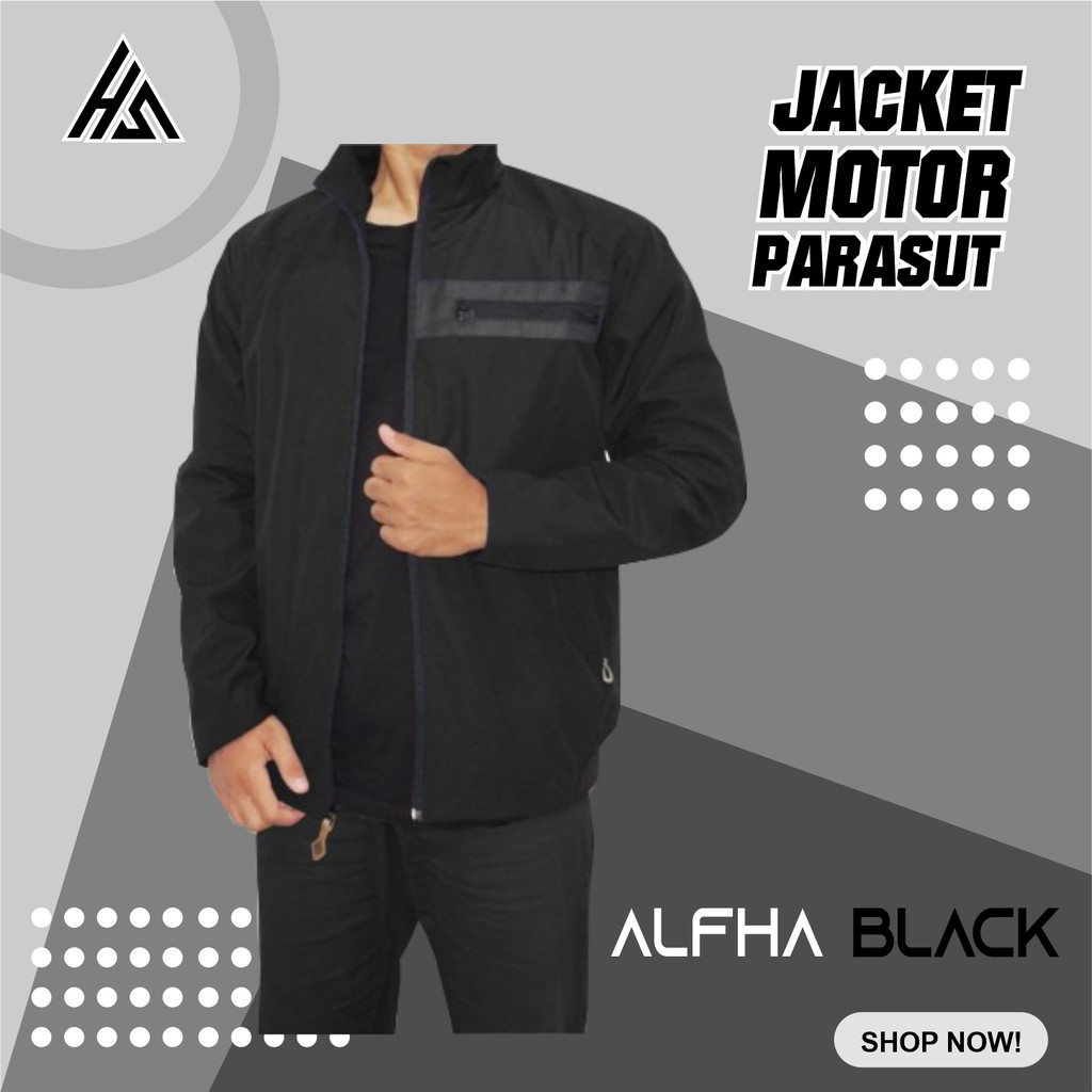 JAKET MOTOR PARASUT, WATERPROOF, JAKET MOTOR KEREN