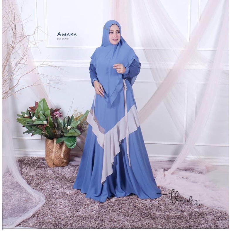 VENDRE - Amara syari , Gamis syari Trendy , Set Syari Modis